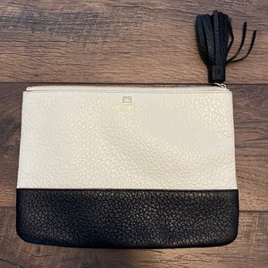 Kate Spade clutch! Black and white.